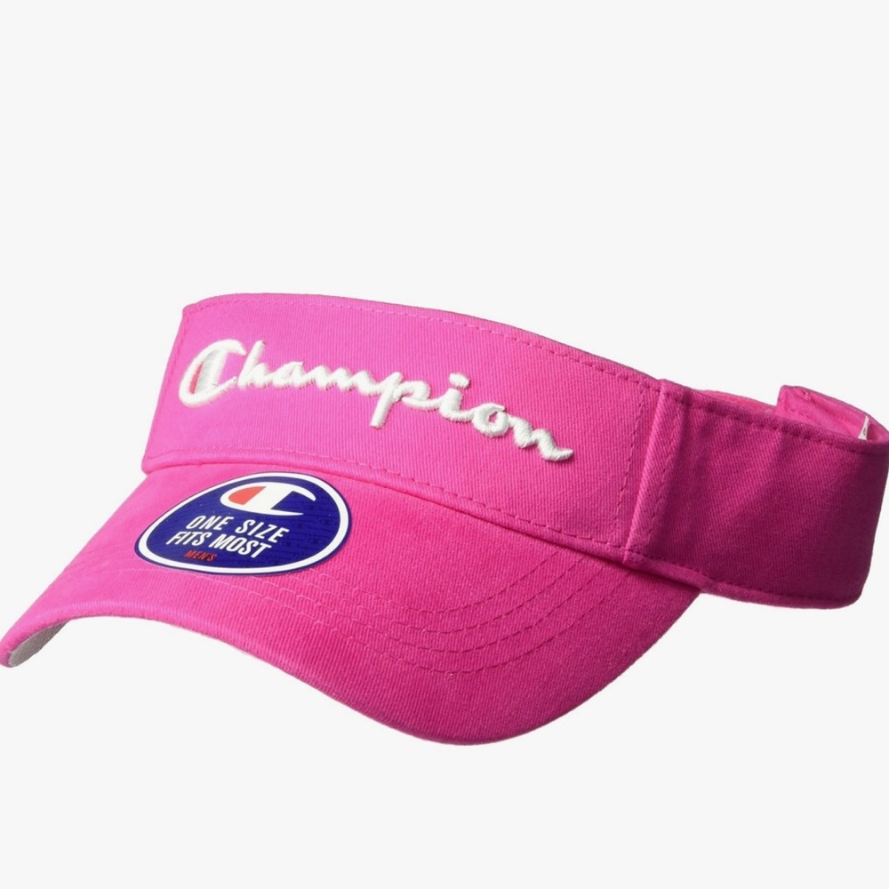 CHAMPION VISOR HAT ADJUSTABLE
comfort.Authentic embroidered New W/tags